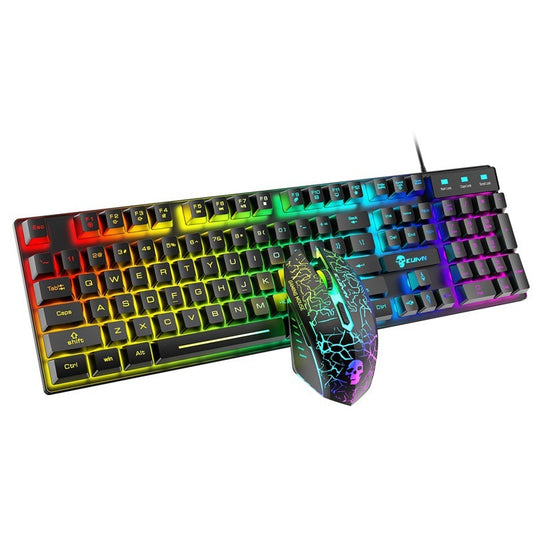 Kuiying T6RGB Keyboard & Mouse Combo – Luminous Gaming Set