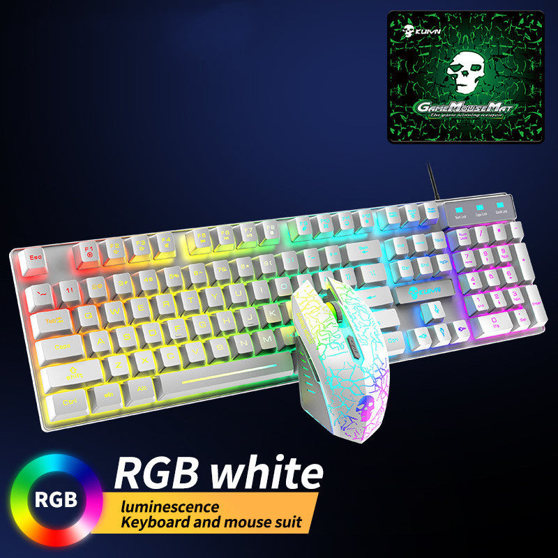 Kuiying T6RGB Keyboard & Mouse Combo – Luminous Gaming Set