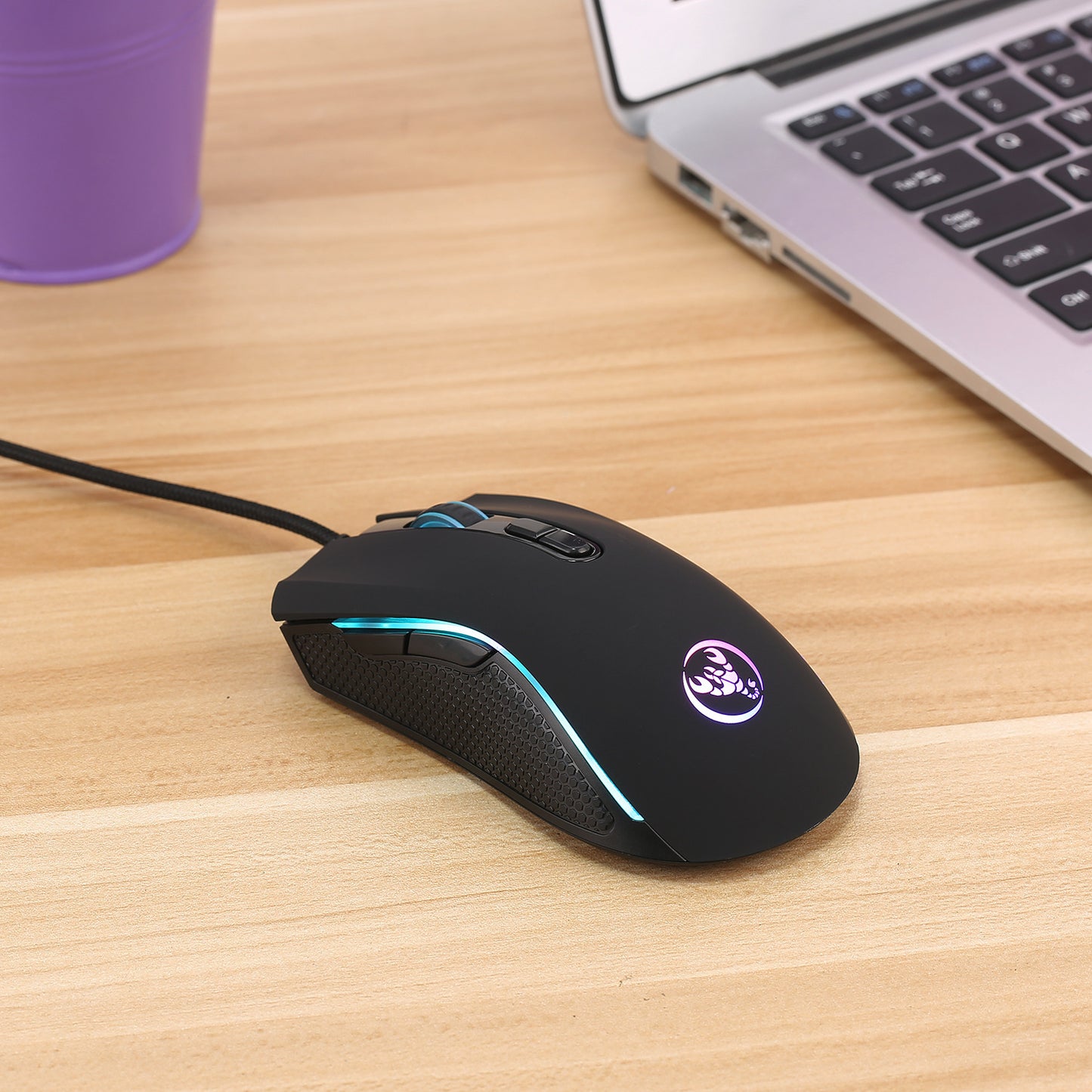 Gaming USB Wired Keyboard – Floating Keys & RGB Backlight