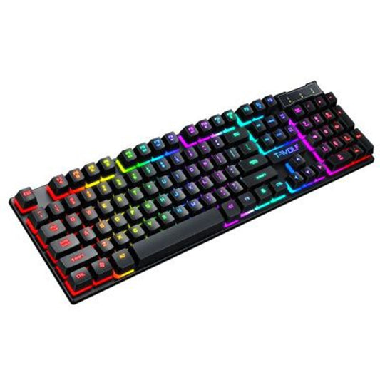 Gaming USB Wired Keyboard – Floating Keys & RGB Backlight