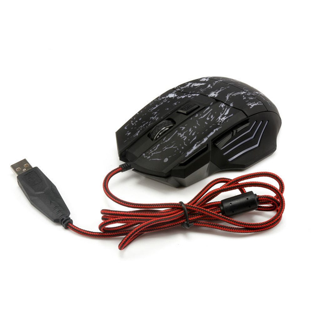 Ergonomic Gaming Mouse – High-Precision Wired/Wireless RGB